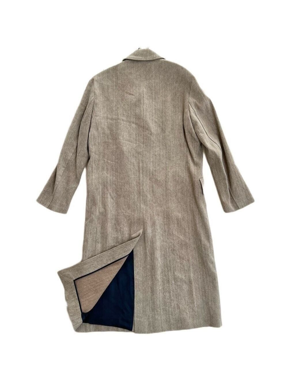 NWOT Zara Rustic Brown Linen Cotton Fall/Winter Trench Coat - Size XS - Picture 8 of 16